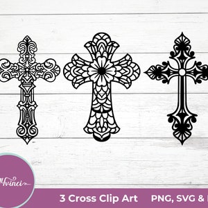 3 Cross Clip Art - PNG, SVG, EPS - Persoonlijk en commercieel gebruik