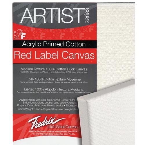 Fredrix Pro Series 12oz Dixie Gallery Stretched Canvas 16x20