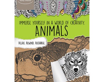 Adult coloring book Kathy Ireland Animals