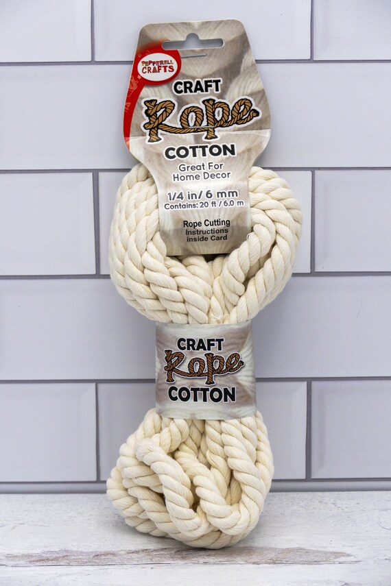 Cotton Craft Rope .25 Inch X 20 Feet -  Canada