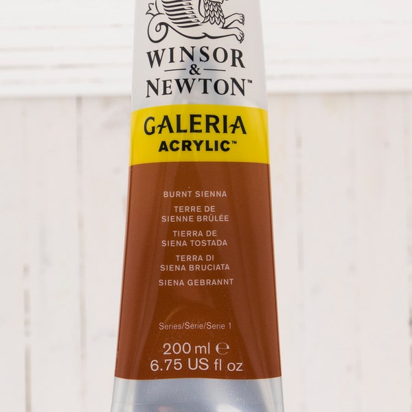 Winsor & Newton Galeria Acrylic 200 ml tube Burnt Sienna