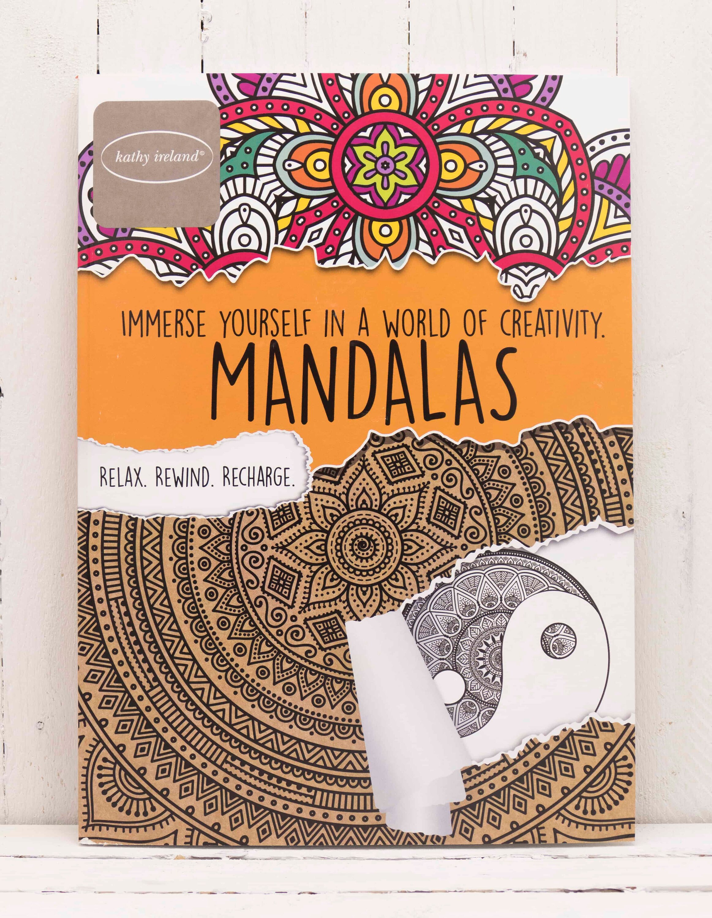 Adult Coloring Book Kathy Ireland Mandalas Etsy