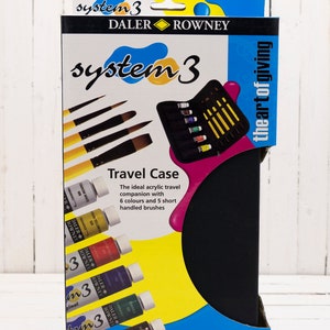 Daler Rowney System 3 Travel Case Set 22 ml tubes