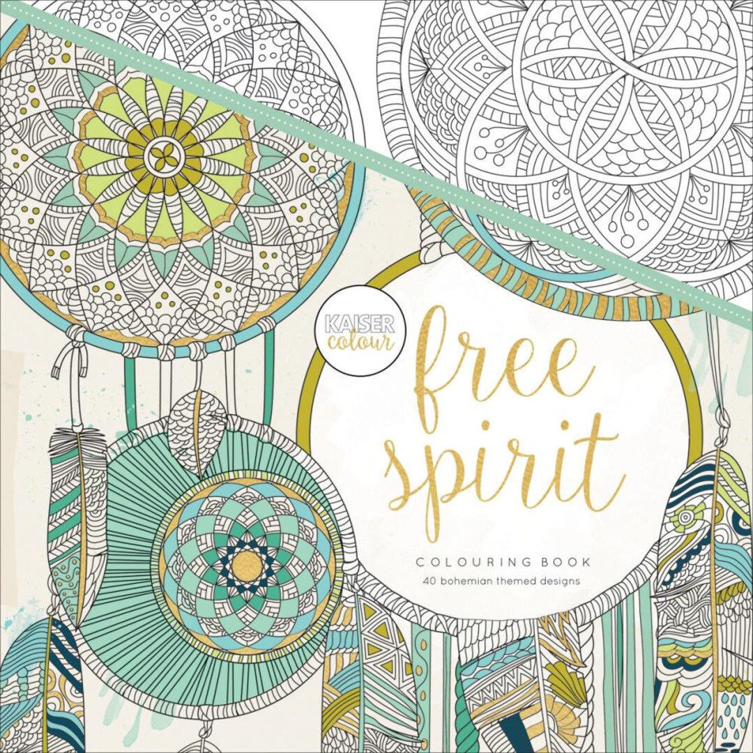 Free Spirit Coloring Book - Etsy