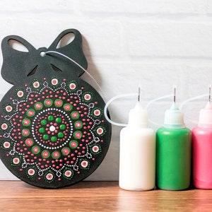 Paint Dot Mandala Ornament Kit