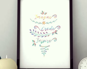 Craft Night - Watercolor Calligraphy Kit