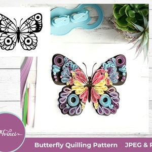 Butterfly Quilling Pattern