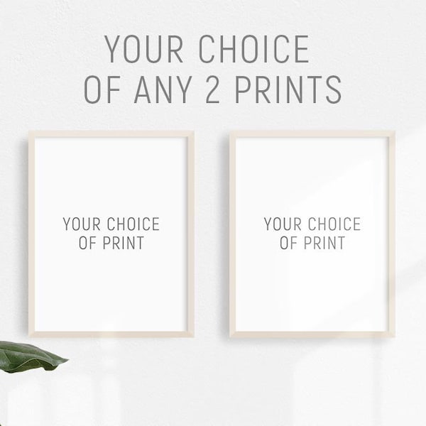 Art Print Pairs Etsy