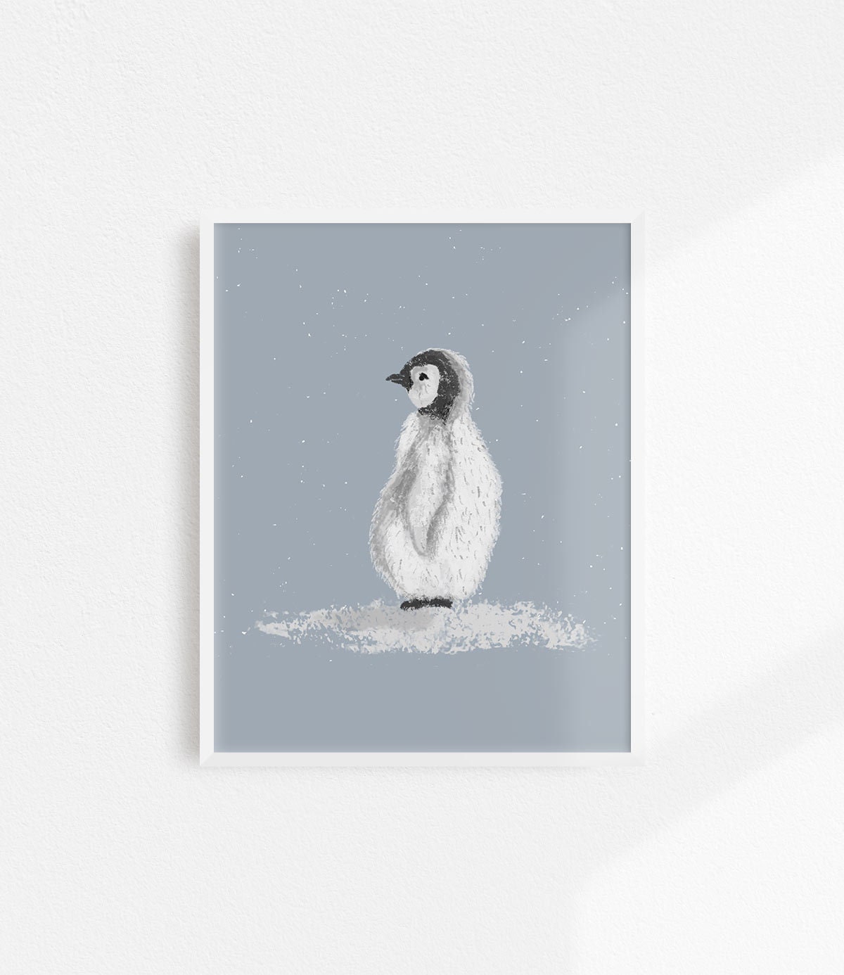 Boy Nursery Art Penguin Print Baby Animal Art Penguin Art Etsy