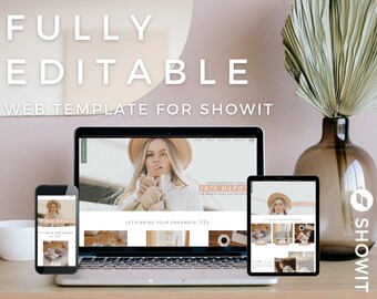 Showit Template for Photographers, Coaching Template, Photography Website, Photography Marketing, Wedding Photographer, Instant Download