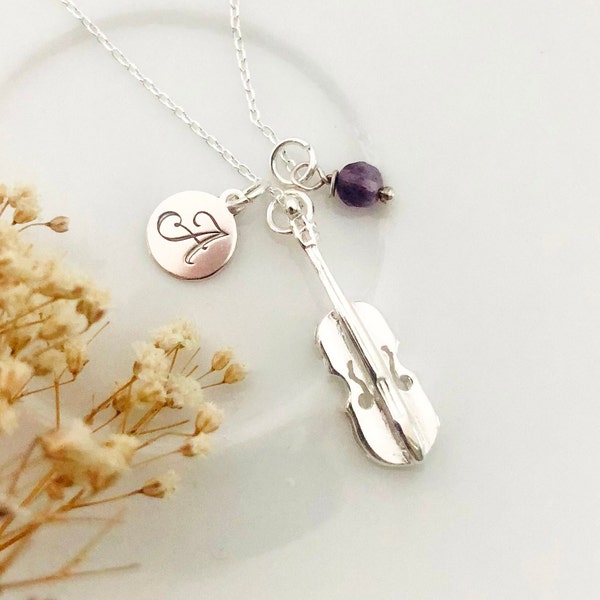 Violin Necklace Etsy