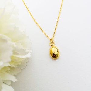 Coffee Necklace Dainty Gold Coffee Bean Necklace Jewelry for - Etsy