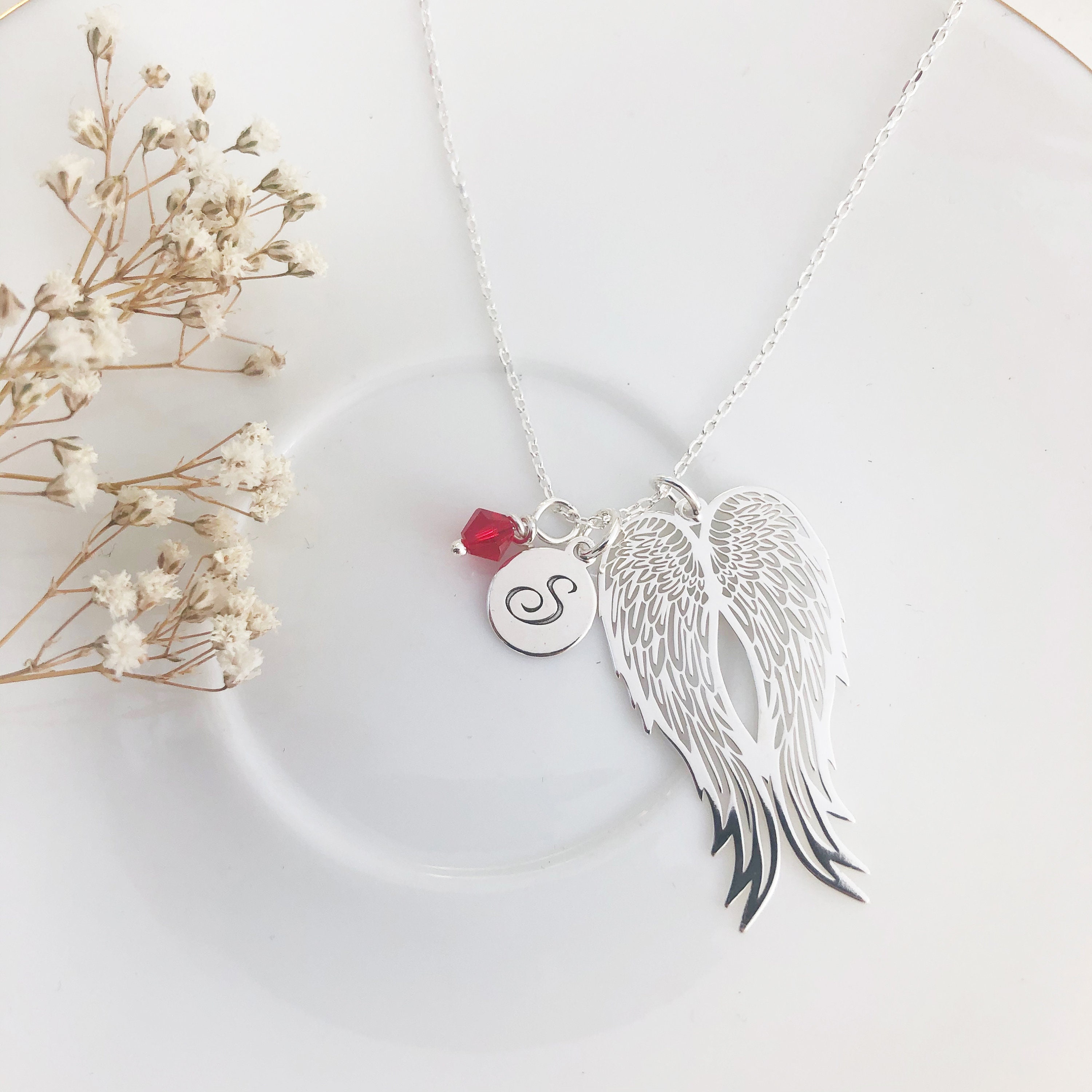 Large wings necklace
