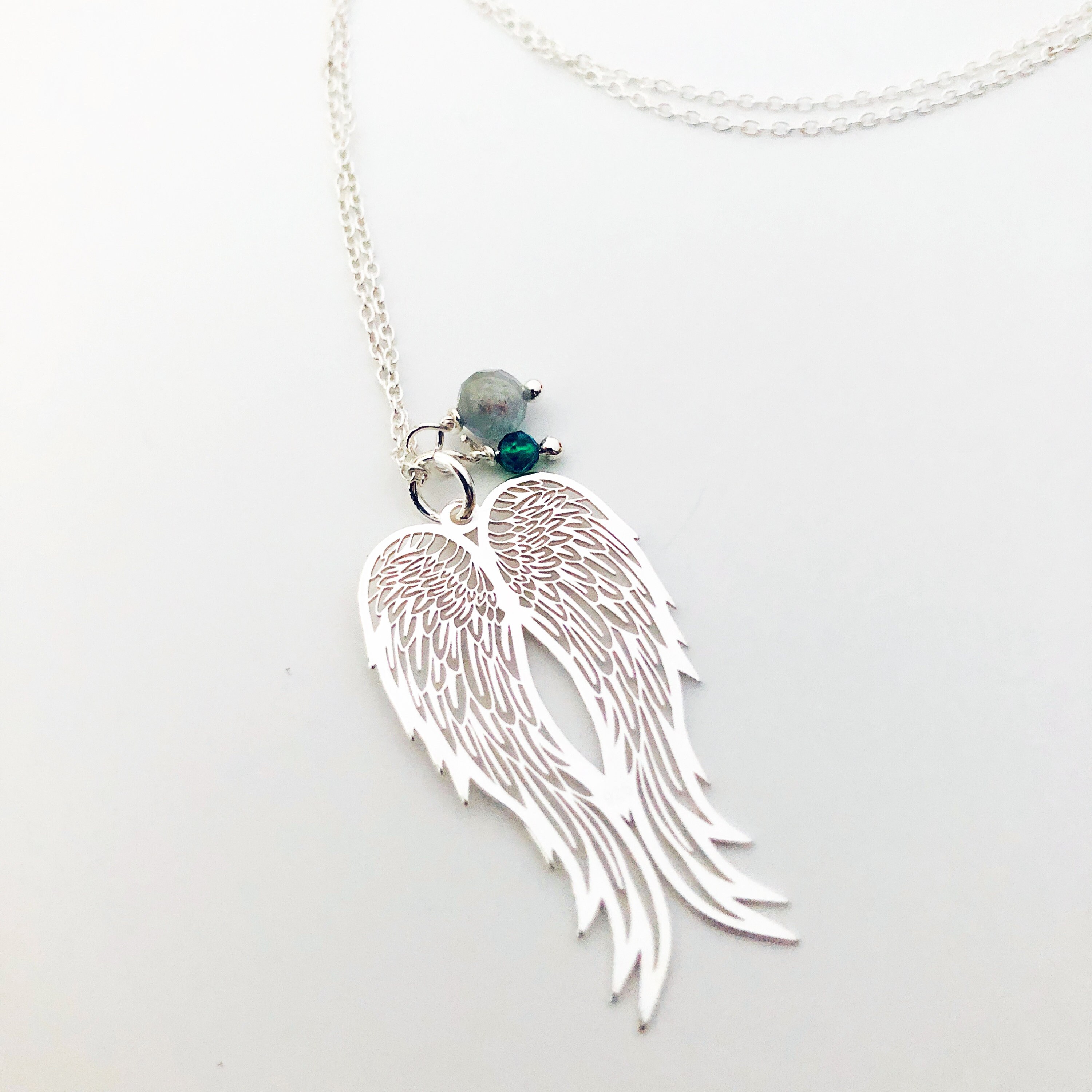 Large wings necklace main image 1