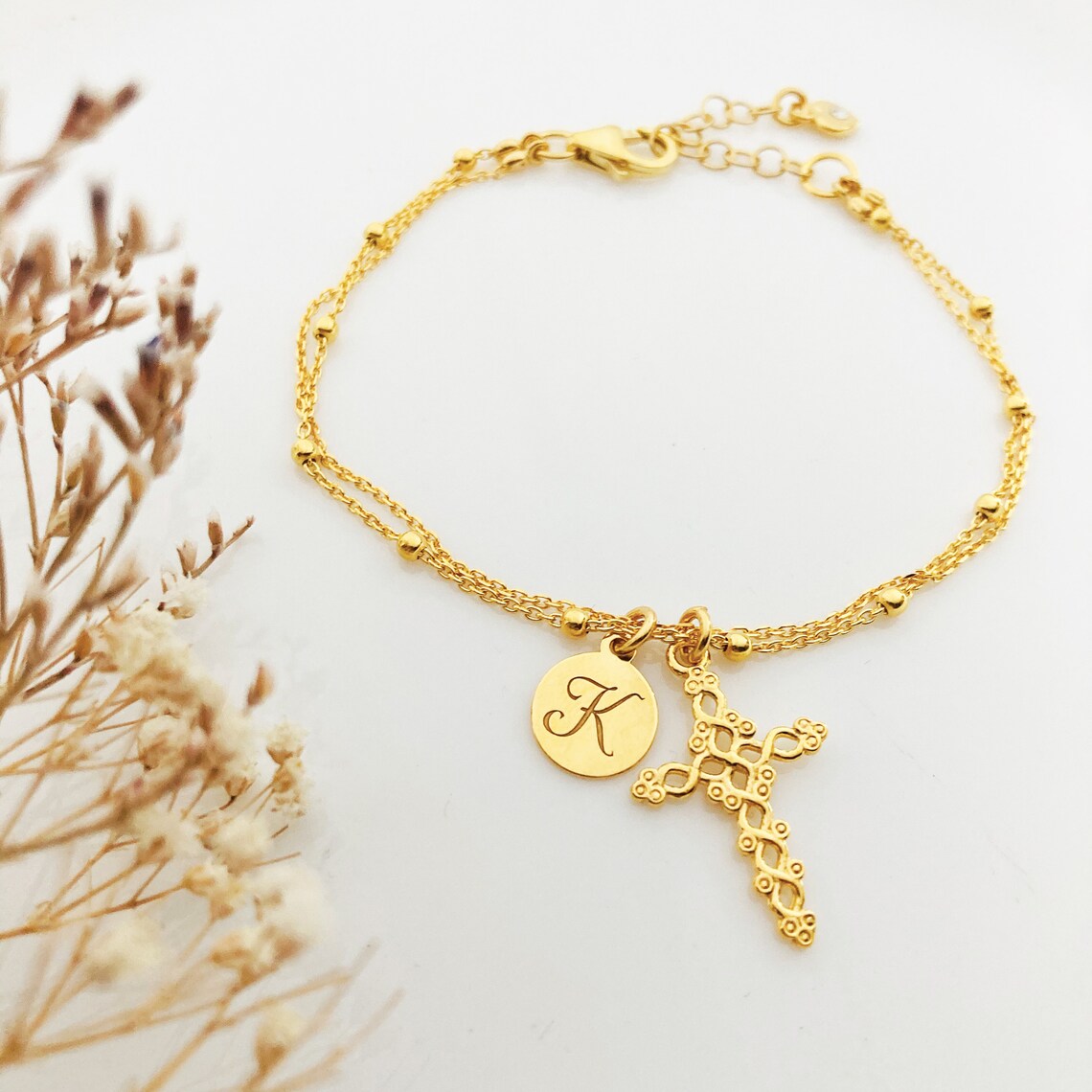 First communion bracelet for girl Clearance