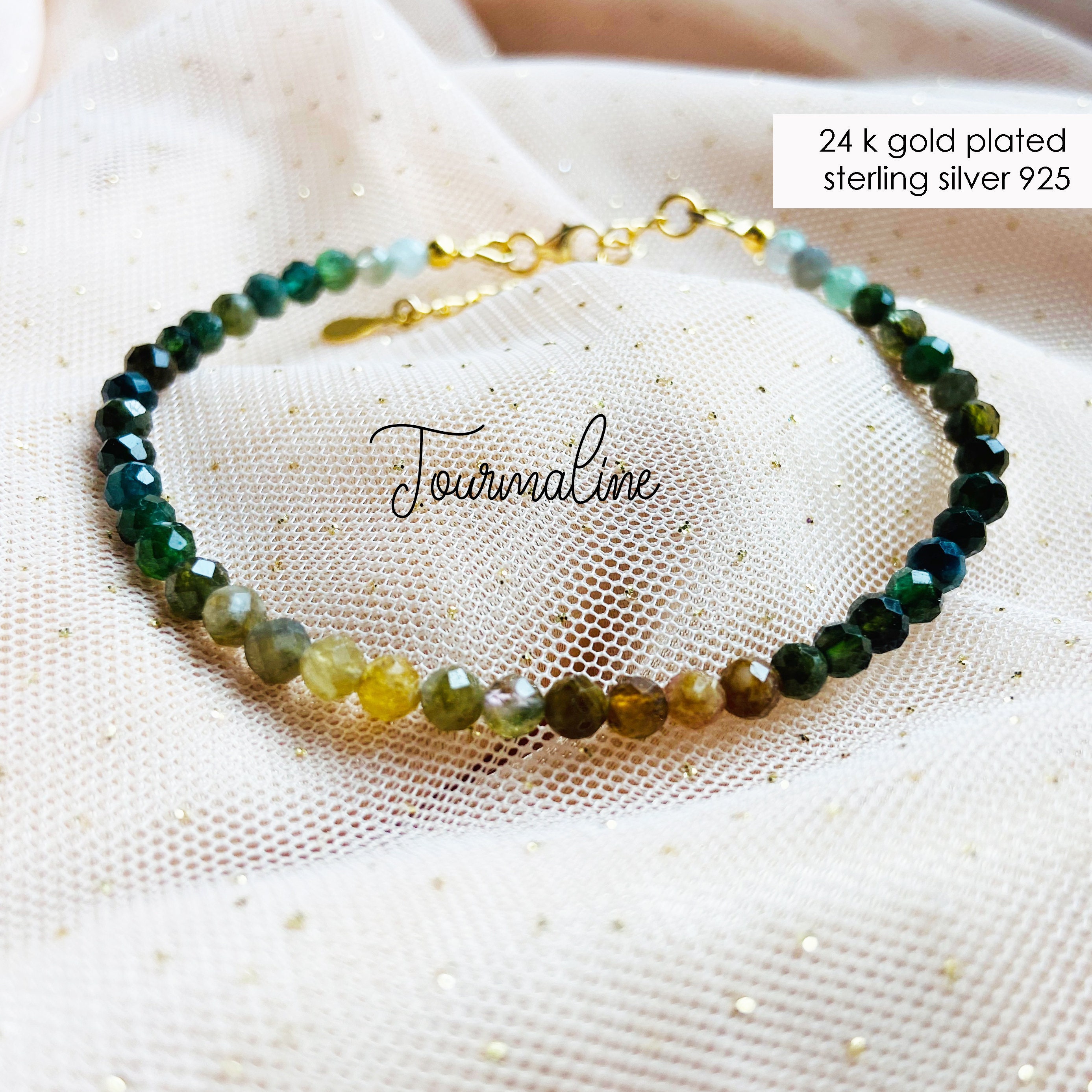 Green Tourmaline 2.65 ct Wire Wrapped Bracelet – Lumina