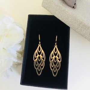 ART DECO earrings | gold Geometric Earrings | Boho Earrings | Geometric Deco Jewellery | dangle earrings | art deco jewelry | gift for women