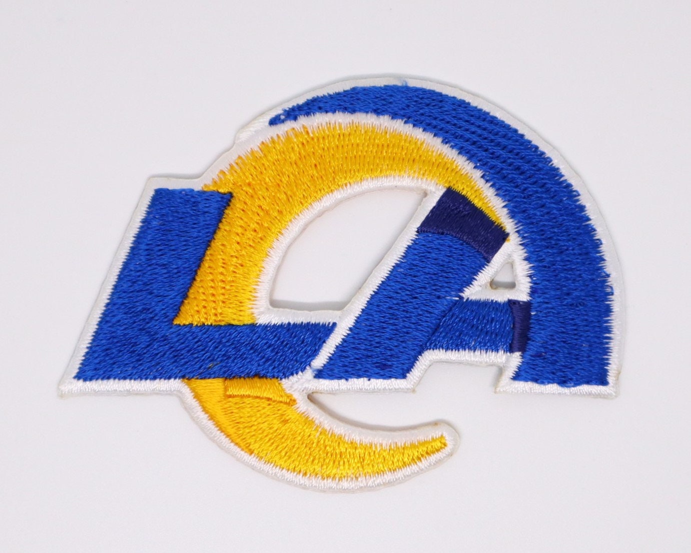 Los Angeles Rams Embroidered Iron On Patch Etsy