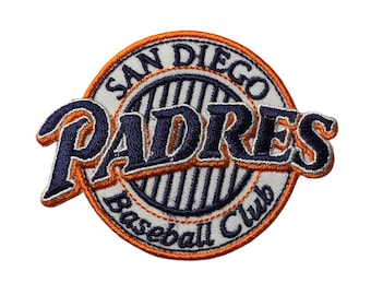 Vintage Baseball PADRES Embroidered Cloth Sew-On Patch 00TC