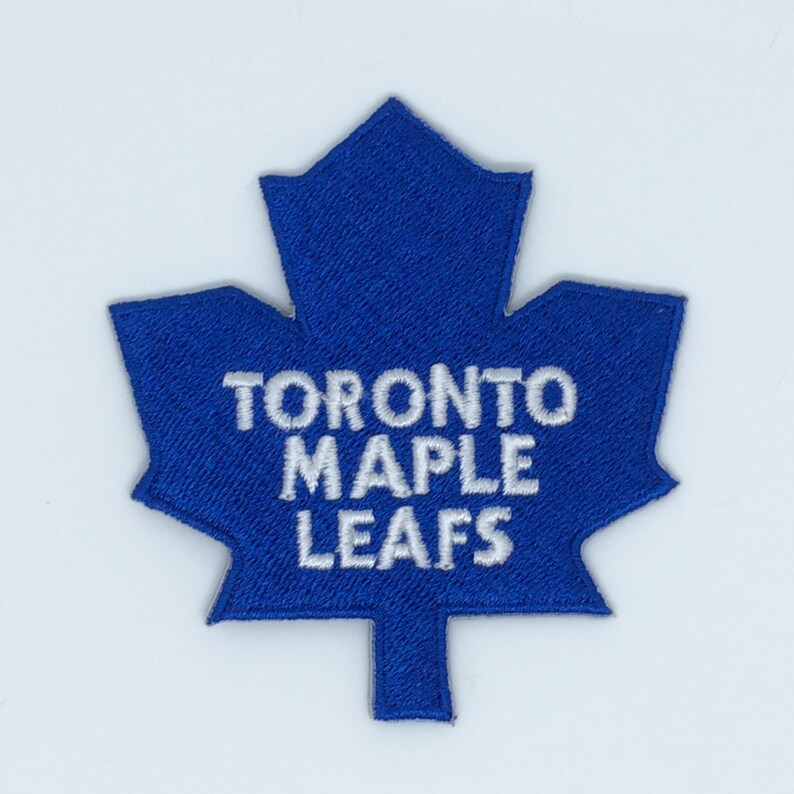 Toronto Maple Leafs Embroidered Iron on Patch Etsy