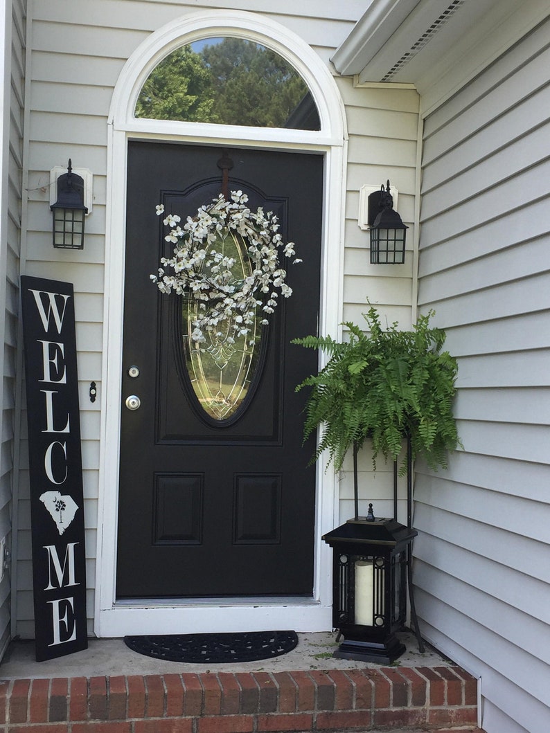 14ft Rustic Welcome Sign / Front Porch Decor/ Entryway decor/ Custom State Welcome sign 14ft Rustic Welcome Sign / Front Porch Decor/ Entryway decor/ Custom State Welcome sign