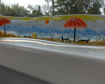Irish Fused Glass -&quot;Summer Beach Fun&quot;