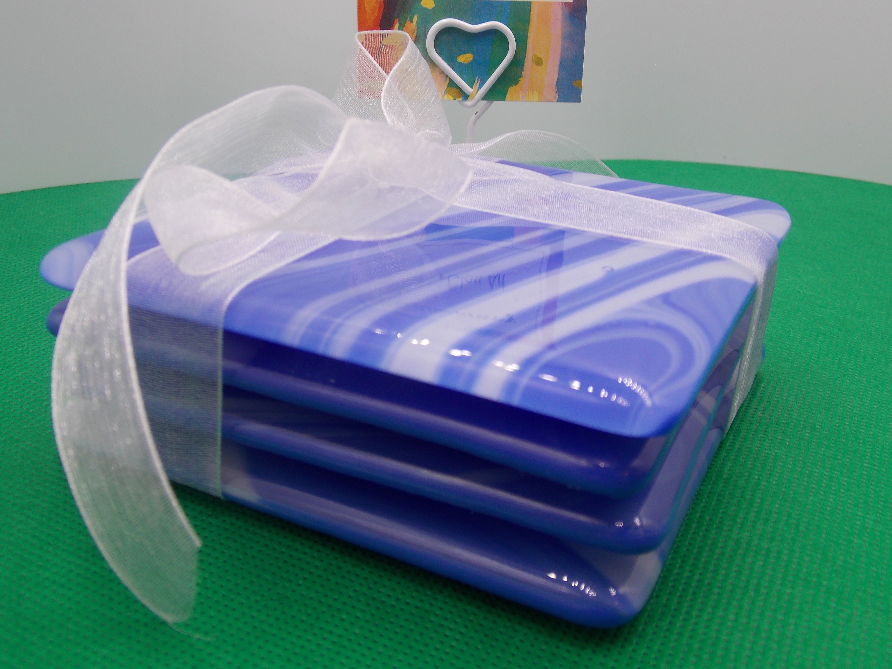 Irish Fused Glass - Coasters, Home decor, Fused Glass, Gift, Present, Decorative, Craft,
