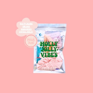 Holly Jolly Vibes Hangover Kit | Christmas Hangover Kit | Recovery Kit | Jingle Juice | Christmas Party Favor | Merry AF | Lets Get Elfed Up