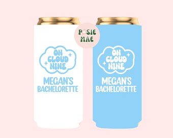 On Cloud Nine Slim Can Cooler: Bachelorette Party Favor