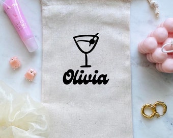 Custom Martini Party Favor Bag | Bachelorette | Birthday