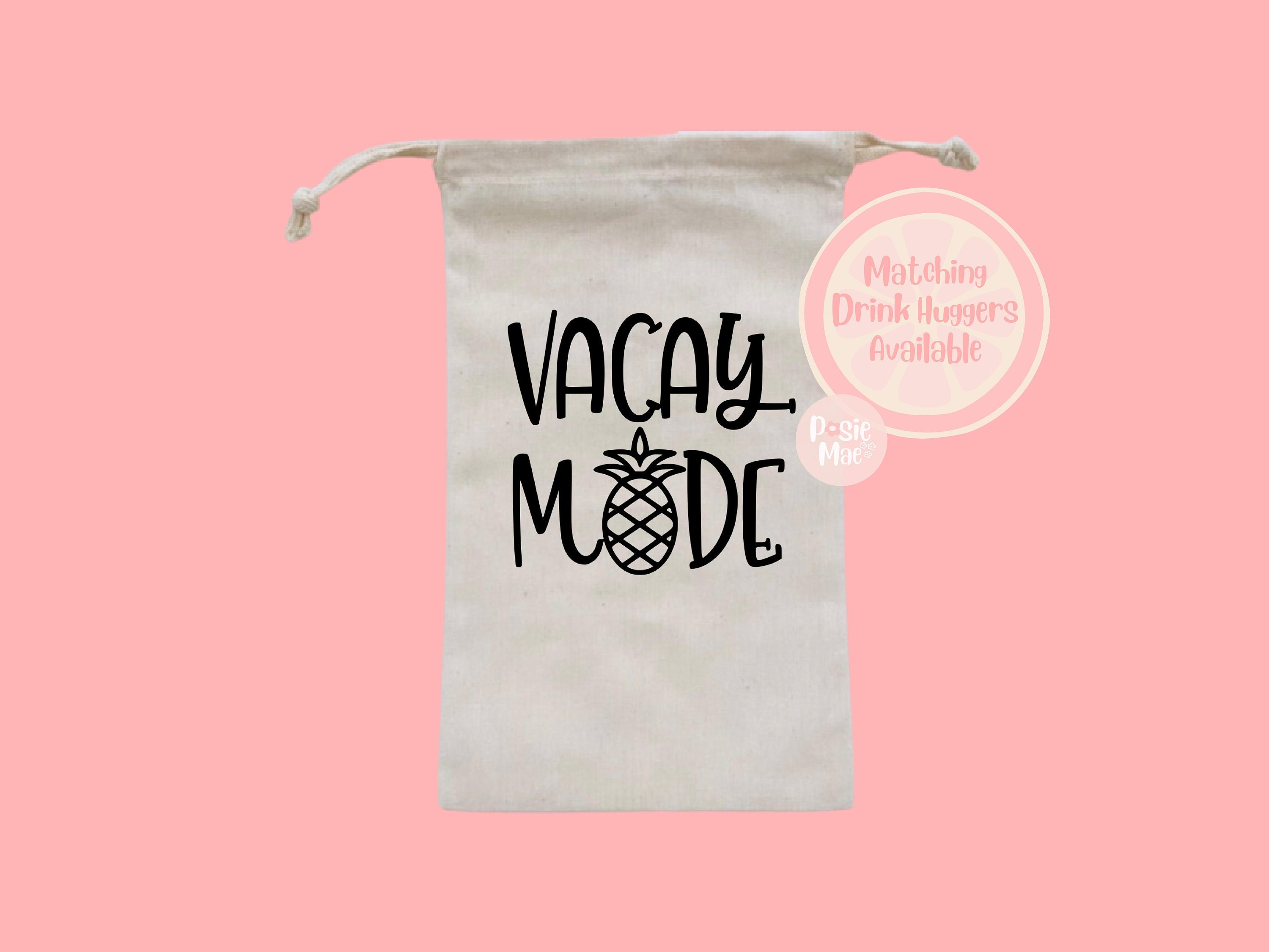 Bon Voyage Burlap Jute Tote Bag Tote Bag Vacay Vacation 