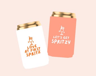 Spritz Can Cooler | Love At First Spritz | Lets get Spritzy | Citrus Theme | Spritz Bachelorette | Orange