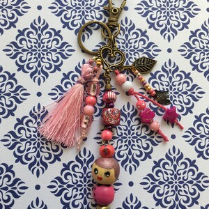 Ma petite puce en porte-clé grigri bijoux de sac La vie en rose image 3