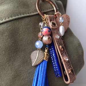 Porte-clés en strass, artisanat exquis, chaîne à griffes, pendentif  tridimensionnel, accessoire de décoration, porte-clés sphérique pour sac à  dos - AliExpress