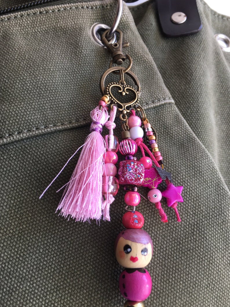 Ma petite puce en porte-clé grigri bijoux de sac La vie en rose image 7