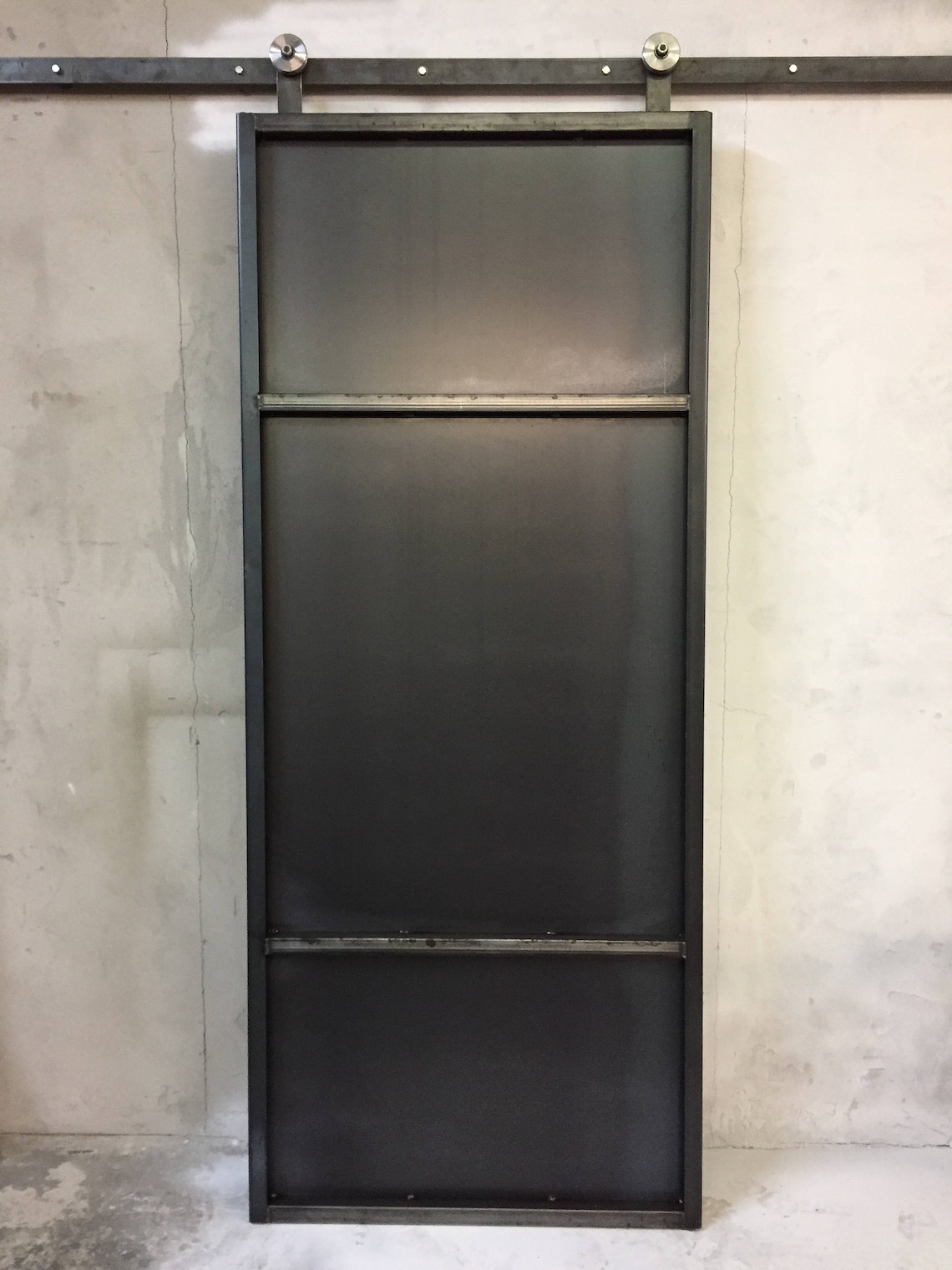 Metall Schiebetür Scheunentür Industrie Stahl Modern Custom | Etsy