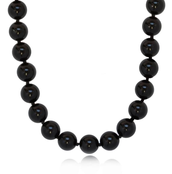ブレスレット LESS IS MORE onyx bead necklace 14K Gold Black Onyx Segment Bead Necklace – Zoe Lev Jewelry
