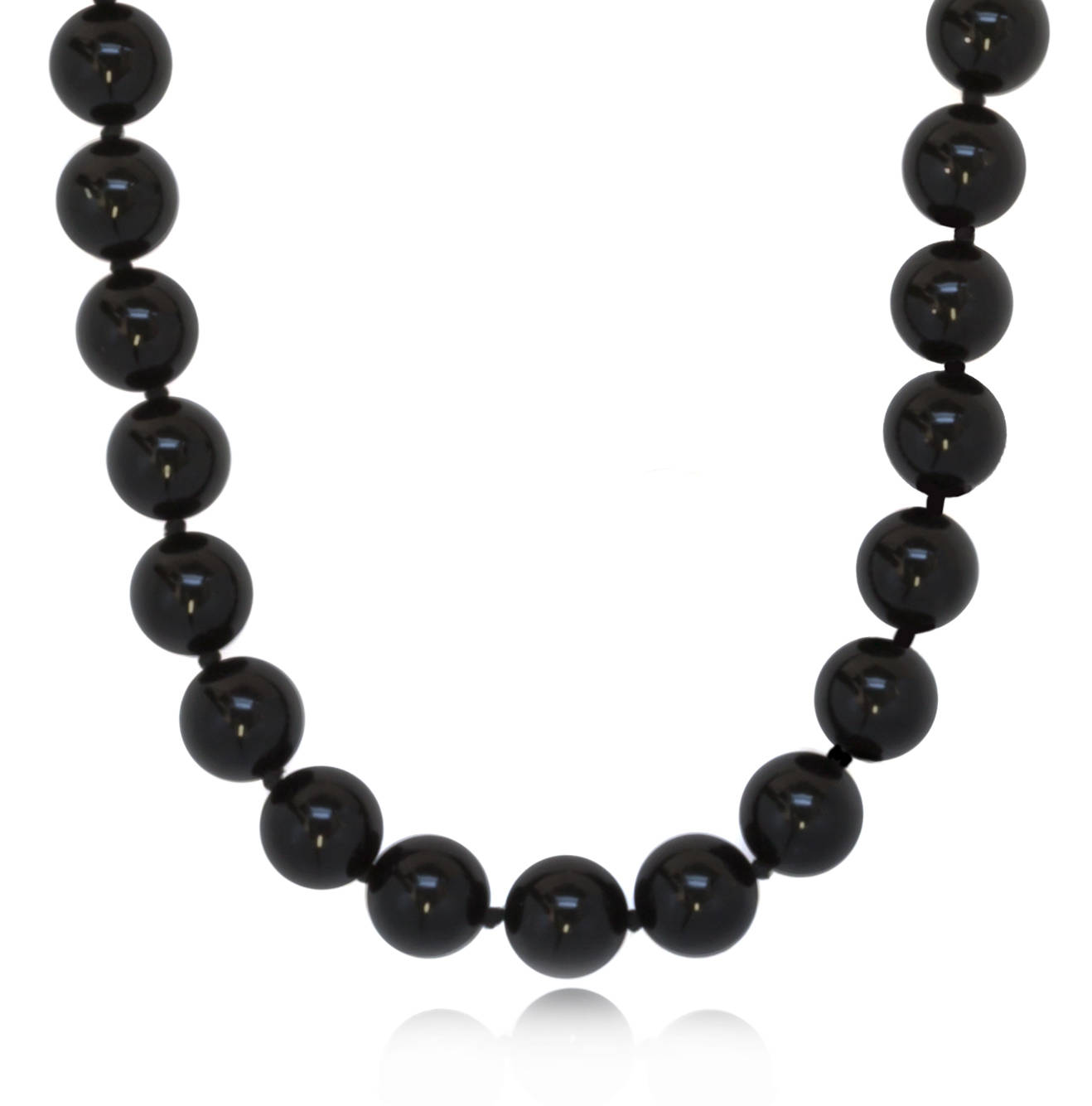 ブレスレット LESS IS MORE onyx necklace 10mm Amazon.com: ISAAC WESTMAN 10mm Polished Black Onyx Beaded