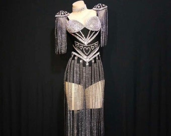 Black Silver Lining- Festival Accessories/ Burning Man/ Rave/Festival Fashion/ Festival Outfit