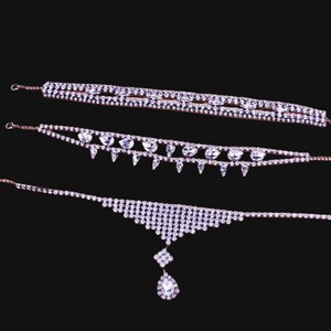 Rhinestone Choker Festival Accessories/ Burning Man/ Rave/Festival Fashion/ Festival Outfit image 2