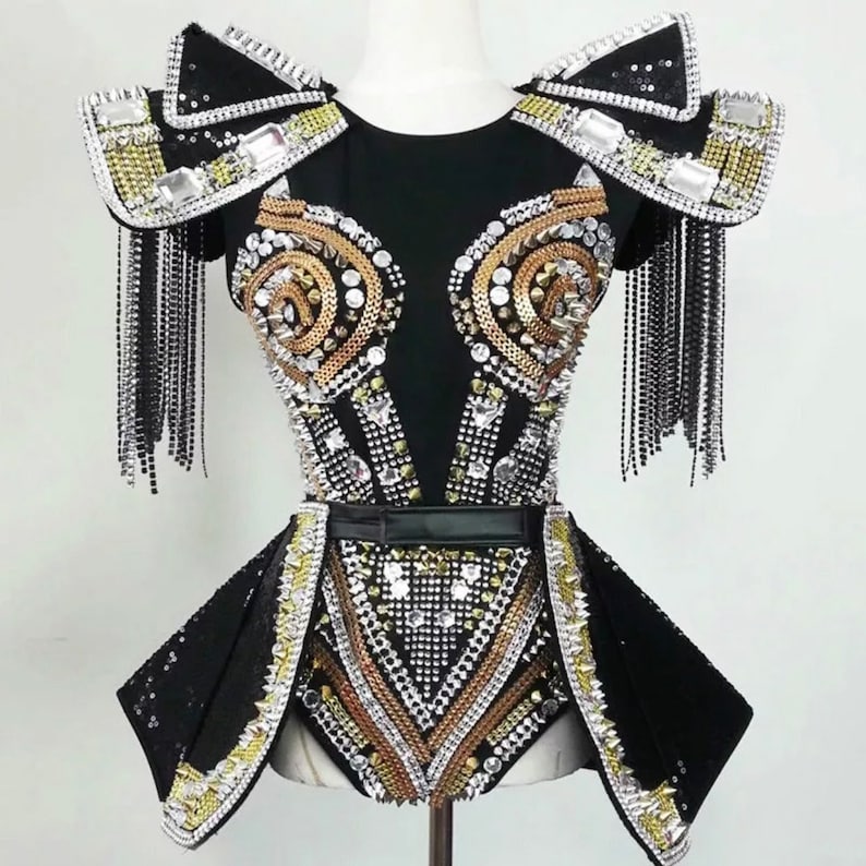 Warrior Goddess Festival Accessories/ Burning Man/ Rave/Festival Fashion/ Festival Outfit Black