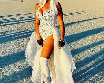 The Bride- Festival Accessories/ Burning Man/ Rave/Festival Fashion/ Festival Outfit