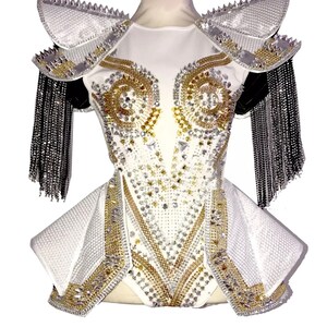 Warrior Goddess Festival Accessories/ Burning Man/ Rave/Festival Fashion/ Festival Outfit White