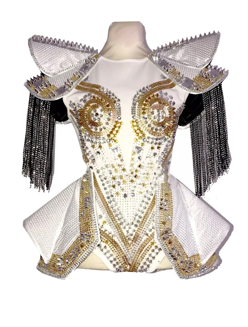 Warrior Goddess Festival Accessories/ Burning Man/ Rave/Festival Fashion/ Festival Outfit White