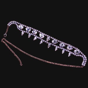 Rhinestone Choker Festival Accessories/ Burning Man/ Rave/Festival Fashion/ Festival Outfit image 5