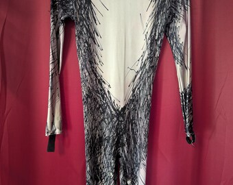 Stage Worn Acid Dyed Unitard/Wig/Warmers/Tail