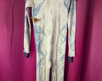 Stage Worn Acid Dyed Unitard/Wig/Warmers/Tail