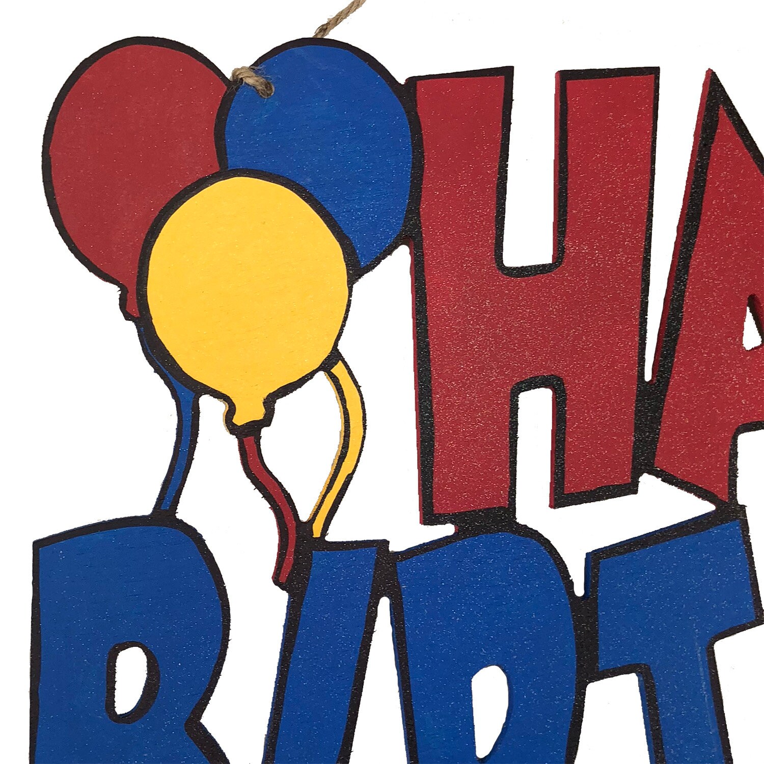 Happy Birthday Door Hanger Happy Birthday Wall Hanger Happy Etsy