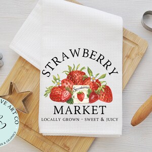 Conception de marché aux fraises PNG, fraises du marché de producteurs, conception de sublimation de fraises, fraises fraîches de la ferme, téléchargement numérique instantané