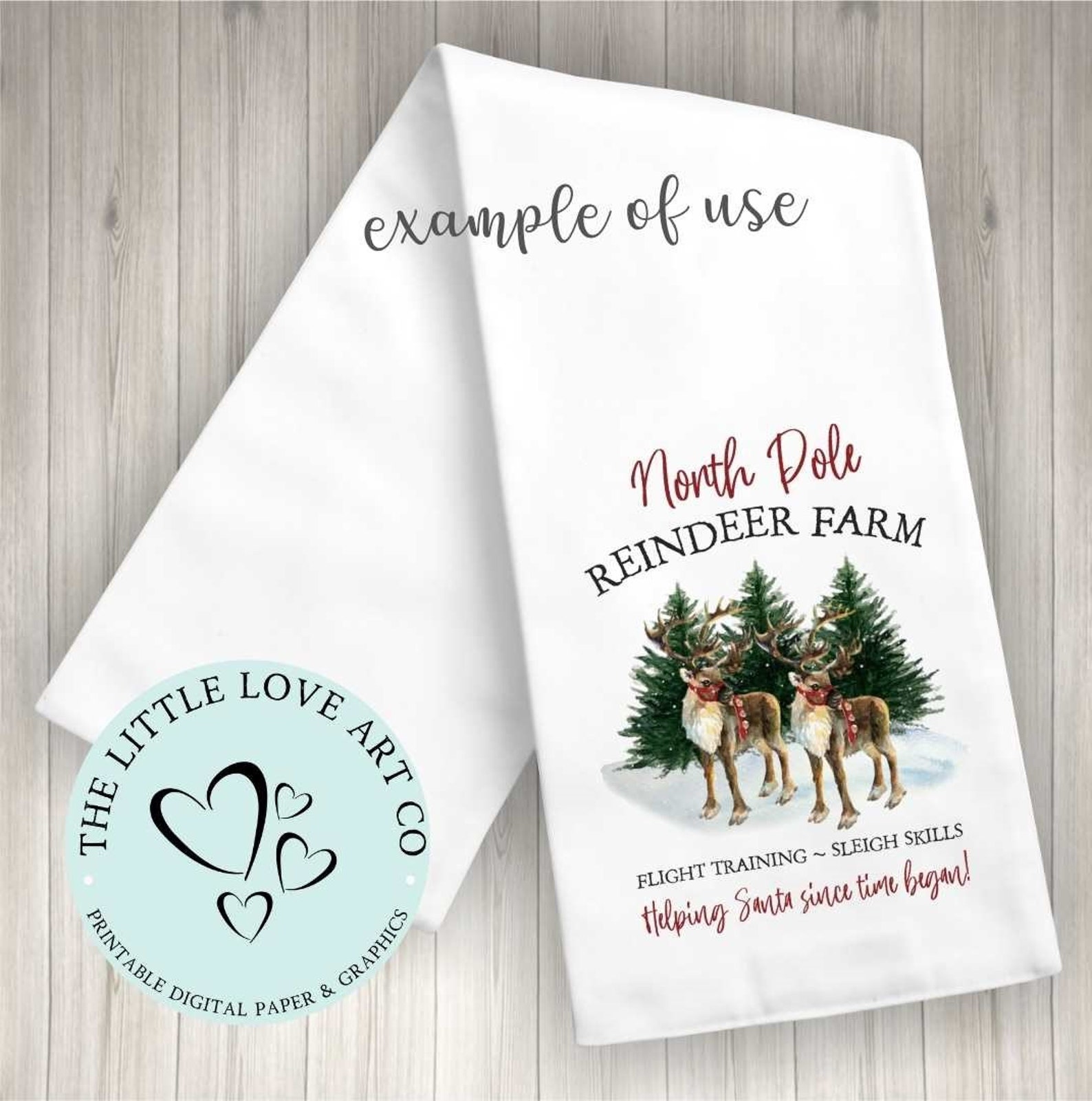 North Pole Reindeer Farm PNG Christmas Clip Art Christmas - Etsy